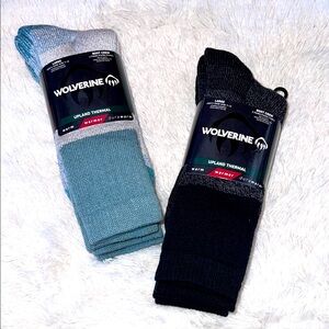 WOLVERINE UPLAND THERMAL BOOT CREW SOCKS